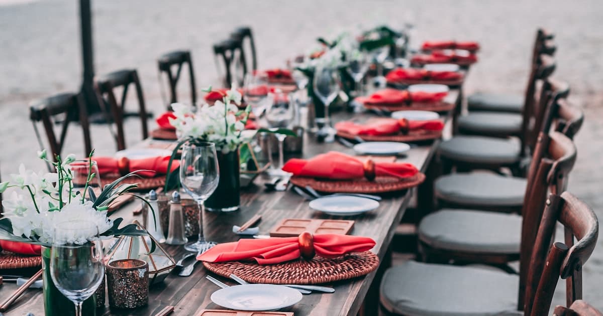 Location vaisselle et arts de la table pour réception